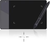 🖊️ huion 420 osu tablet: compact graphics drawing pen tablet with digital stylus - ideal for creatives, artists, and osu gaming - 4 x 2.23 inches logo