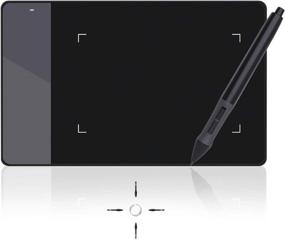 img 4 attached to 🖊️ HUION 420 OSU Tablet: Compact Graphics Drawing Pen Tablet with Digital Stylus - Ideal for Creatives, Artists, and OSU Gaming - 4 x 2.23 Inches