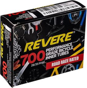 img 4 attached to 🔧 Revere Bicycles 2-Pack of Tubes: Premium Black 700c x 28-35 60mm Presta Valve. Free Replacement for Manufacturer Defects & Flat Tire Guarantee.