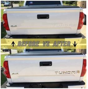 img 1 attached to Insert Letters In TUDNAR ​Tailgate Compatable For 2014-2021 Models Have A 3D Raised Decorative Effect (Bright Silver)