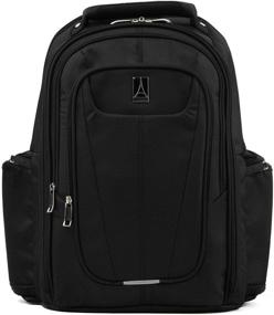 img 4 attached to Travelpro Maxlite 5 Lightweight Underseat Laptop 🎒 Backpack - Sleek Black, 17.5-Inch for Effortless Travel