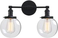 phansthy industrial black double sconce логотип