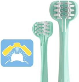 img 4 attached to 👶 Babyease Ultra Soft 3-Sided Toothbrush: The Ultimate Training Tool for Baby and Toddler Dental Care