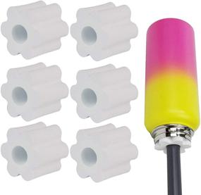 img 3 attached to 🌟 MasBros Glittering Foam Inserts for 3/4" PVC Pipe and Bottles - Small Size, 6PCs Pack