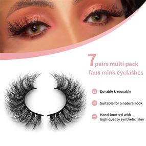 img 1 attached to SEXYSHEEP Lashes Eyelashes Dramatic Multipack