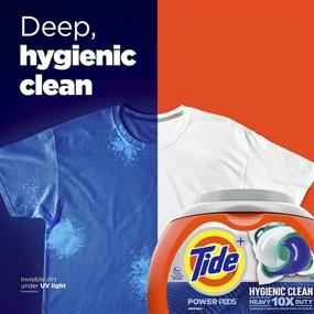 img 1 attached to 🌈 Tide Hygienic Clean Heavy 10x Duty Power PODS Laundry Detergent Pacs, Original – 48 Count: Banishing Both Visible and Invisible Dirt!