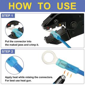 img 2 attached to 🔌 Haisstronica Insulated Electrical Connectors: 3 Colors for Ultimate Connectivity