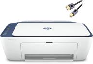 🖨️ hp deskjet 27 series all-in-one color inkjet printer with wireless usb connectivity and mobile printing – blue steel: includes hdmi cable logo
