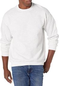 img 4 attached to 👕 ComfortBlend EcoSmart Crewneck Sweatshirt for Boys - Hanes Clothing
