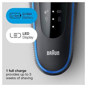 img 1 attached to 🪒 Braun Series 5 5020cs: Electric Razor for Men with Beard Trimmer, Wet & Dry, EasyClean - Black, 5 Piece Set