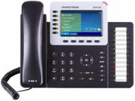 📞 enhance your communication with the grandstream gs-gxp2160 enterprise ip telephone voip phone and device in elegant black logo