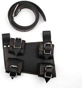 img 2 attached to Medieval Samurai Leather Scabbard Holster Men's Accessories