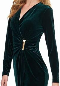 img 2 attached to 🌿 Впечатляющая женская одежда Calvin Klein Velvet Malachite для стильного гардероба