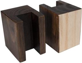 img 3 attached to Замена ножек для мебели "Mysummer Furniture Risers" в цвете ореха