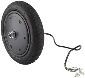 img 4 attached to 🛴 Enhance Your Xiaomi M365 Electric Scooter with 250W Motor Wheel Tire: AntiSkidding, Shock Absorber, Pneumatic EScooter Wheel Replacement