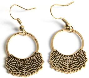 img 4 attached to Stealing Sliver Dissent Earrings Ginsburg