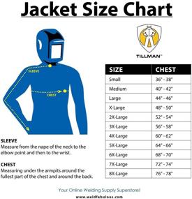 img 2 attached to Ultimate Protection: Tillman 6230 Firestop Welding Jacket