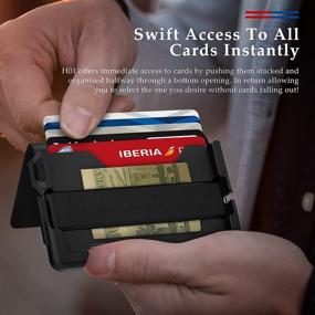 img 1 attached to 🧺 Tactical Minimalist Wallet: Secure RFID Blocking Leather Men's Accessory for Wallets, Card Cases & Money Organizers