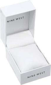 img 2 attached to Floral Dial Strap Watch for Women by Nine West