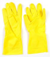 versatile 1-pack latex household gloves - good living one-size-fits-all for various uses logo