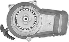 img 3 attached to 🏍️ Necaces Легкий стартер с ручным приводом: безусильный пусковой стартер для 2-тактного двигателя карманного мотоцикла, квадроцикла и мотоцикла (серебряный)