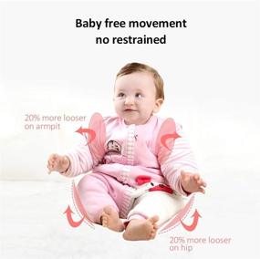 img 2 attached to 👶 3.5 Tog Baby Sleeping Sack with Leg - Wearable Blanket Fleece Sleep Bag for Toddlers with Removable Sleeves, Cotton Walker Sack
