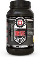 maximize muscle recovery and growth with isodrive premium whey isolate (vanilla milkshake) logo