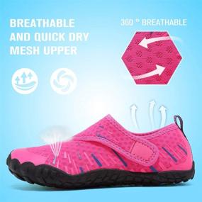 img 2 attached to 👟 CIOR Kids Water Shoes - Aqua Athletic Sneakers Lightweight Sport Shoes for Boys & Girls (Toddler/Little Kid/Big Kid)