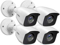 📷 камера безопасности sannce 1080p 4pack с проводным подключением: передовое ночное видение, водостойкость для систем sannce cctv dvr и tvi dvr. логотип