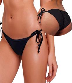 img 4 attached to 👙 Chic Brazilian Hipster Swimwear: Stylish Beachwear for Fashionable Women