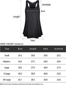 img 1 attached to Miusey Women's Loose Fit Sleeveless Racerback Yoga Tank Top for Workouts