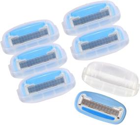 img 3 attached to 💃 Solimo Women's Razor Refill Pack - 5 Blades, 6 Refills (Compatible with Solimo Razor Handles only)