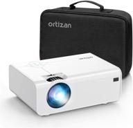 ortizan mini projector - full portable movie projector for excellent image quality logo