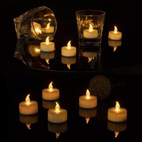 img 3 attached to Realistic Flameless Candles Flickering Unscented