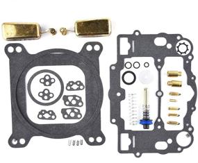 img 4 attached to High Performance Carburetor Rebuild Kit with Brass Floats for Edelbrock 1477, 1400, 1404, 1405, 1406, 1407, 1411, 1409