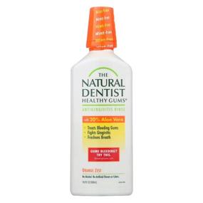 img 1 attached to 🍊 The Natural Dentist Orange Zest Antigingivitis Rinse - Daily Healthy Gums, 16.90 oz