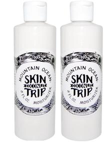 img 2 attached to 🏞️ Pack of 2 Mountain Ocean Skin Trip Coconut Moisturizer, 8 fl. oz., Enriched with Coconut Oil, Aloe Vera, Hybrid Safflower Oil and Sorbitol