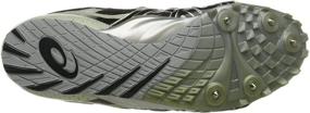 img 1 attached to ASICS Hyper Track Onyx Silver Men's Shoes: Lightweight, Dynamic Performance Footwear