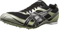 asics hyper track onyx silver men's shoes: lightweight, dynamic performance footwear логотип