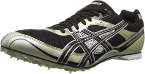 img 4 attached to ASICS Hyper Track Onyx Silver Men's Shoes: Lightweight, Dynamic Performance Footwear