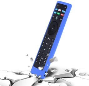 img 1 attached to Blue Silicone Case Cover for VIZIO XRT140 Watchfree Smart TV Remote - Shockproof, Washable, Anti-Dirty Skin with Remote Loop for Anti-Loss