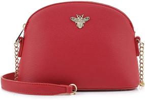 img 4 attached to 👜 Коллекция стильных и функциональных женских кожаных сумок EMPERIA с плечевыми ремнями и кошельком