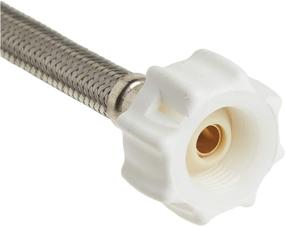 img 2 attached to Fluidmaster B1T12CS CLICK SEAL Toilet Connector: Stainless Steel, 12-Inch Length
