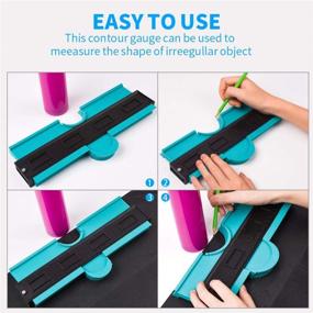 img 1 attached to 📏 Versatile Contour Duplicator for Perfectly Tracing Irregular Standard Laminate Surfaces