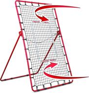 🔥 rukket pitch back trainer - improve baseball/softball pitching and throwing skills with adjustable angle rebounder логотип