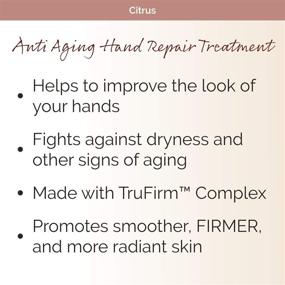 img 3 attached to 👐 Crepe Erase Anti Aging Hand Repair Treatment - TruFirm Complex - Citrus - 3 Fl Oz: Effective Skincare Solution for Youthful Hands!