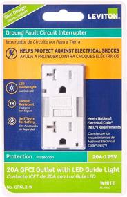 img 1 attached to Leviton GFNL2 W SmartlockPro Tamper Resistant Receptacle: Safety & Convenience Combined