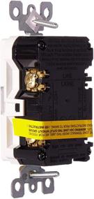 img 3 attached to Leviton GFNL2 W SmartlockPro Tamper Resistant Receptacle: Safety & Convenience Combined