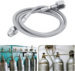 img 2 attached to 🥤 1.5m / 60 Inch External Hose for Soda Stream Soda Club Adapter Kit - CGA320 Connection | Not Suitable for Liquids (TR21-4W21.8-14)