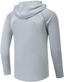 img 3 attached to Men's Active Clothing with 🏃 Thumbholes for Enhanced Athletic Performance and Protection